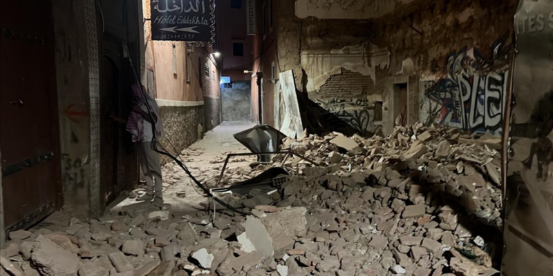 Мароккодағы жер сілкінісінен қаза тапқандар саны 2 мыңнан асты