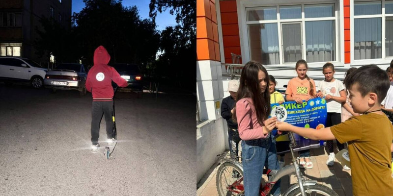 Қостанайда 2-сынып оқушысы жарық шағылыстыратын элемент әзірледі