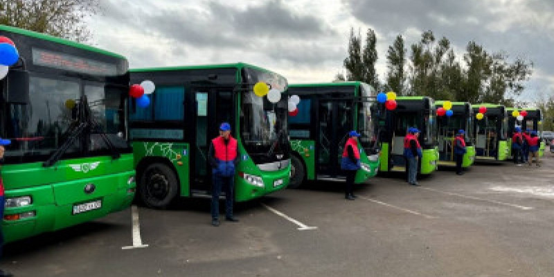 Республика күніне орай Оралда жаңа автобустар пайдалануға берілді
