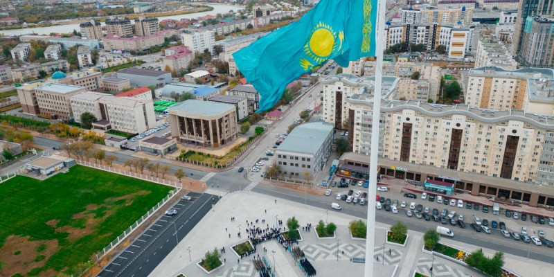 Атырауда мемлекеттік туды көтеру рәсімі өтті