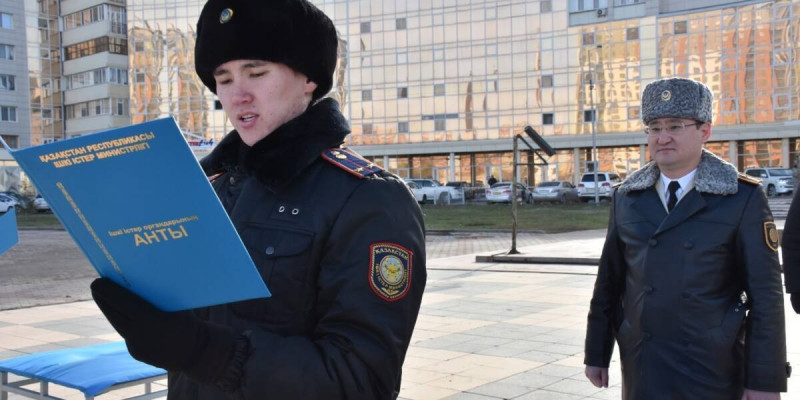 Республика күні қарағандылық сақшылар ант қабылдады