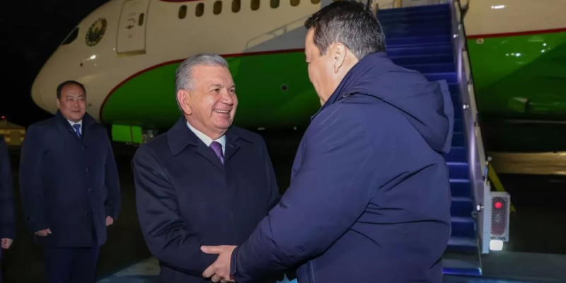 Астанаға Өзбекстан Президенті келді
