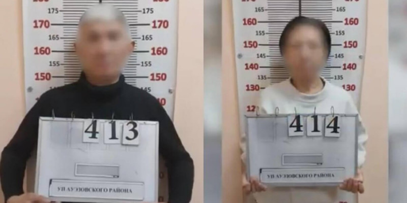 Алматыда ұрлық жасаумен айналысқан ерлі-зайыпты ұсталды