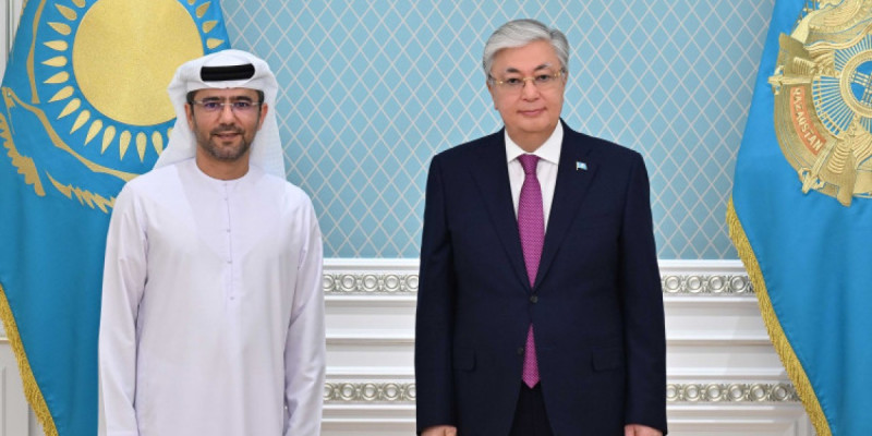 Президент Abu Dhabi Ports Group компаниясының басқарушы директорын қабылдады