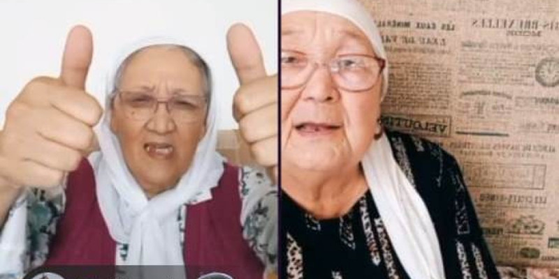 70 жастағы атыраулық зейнеткер Tik Tok-ты табыс көзіне айналдырған