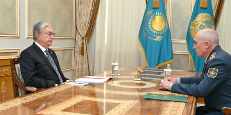 Мемлекет басшысы Қорғаныс министрін қабылдады