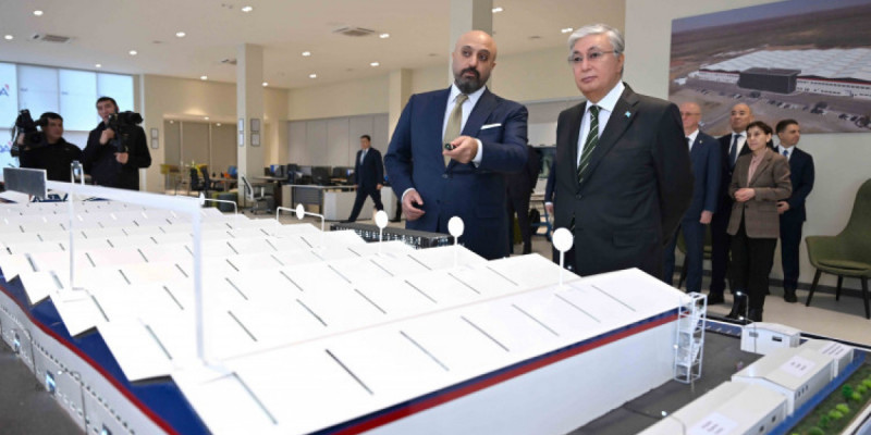 Президент YDA Industrial Park біріккен өндіріс кешенінің жұмысымен танысты