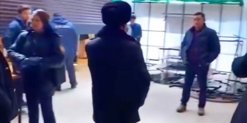 Алматыда Мәскеу сауда орталығында жаппай төбелес болды