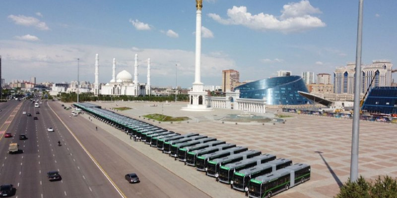 Биыл еліміздің автопаркі 1 235 жаңа автобуспен толықты