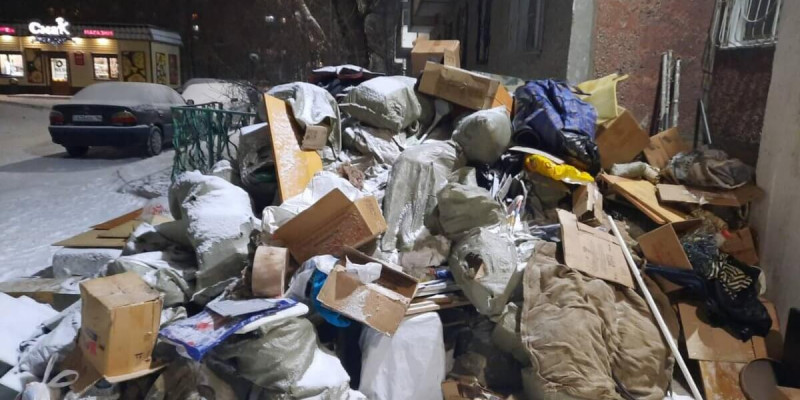 Павлодар тұрғыны пәтерін қоқыс үйіндісіне айналдырып жіберген