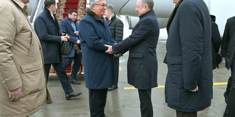 Мемлекет басшысы Санкт-Петербург қаласына барды