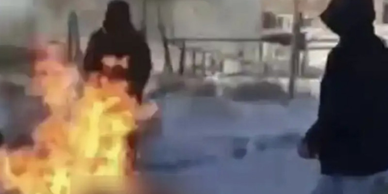 Атырауда ер адам өзін өртеп жіберген