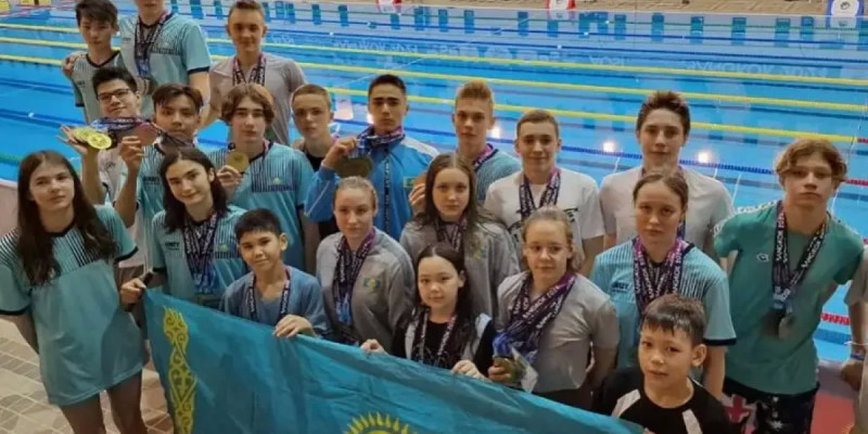 Қазақстандық оқушылар жүзуден Азия ашық чемпионатында 62 медаль алды