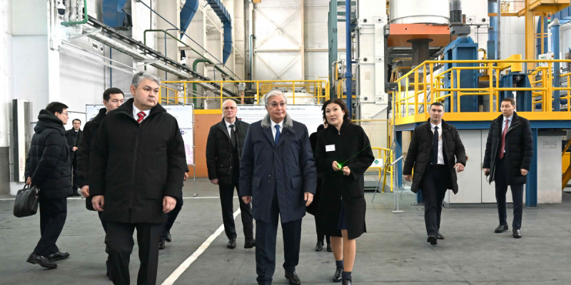 Мемлекет басшысы Өскемен титан-магний комбинатына барды