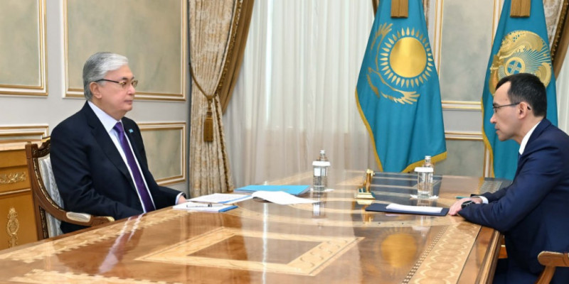 Президент Сенат төрағасы Мәулен Әшімбаевты қабылдады