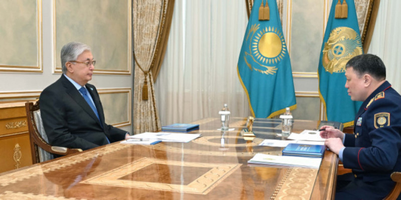 Мемлекет басшысы Ішкі істер министрін қабылдады