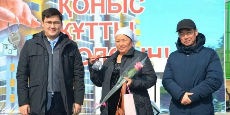 Жетісайда 60 отбасыға пәтер кілті табысталды