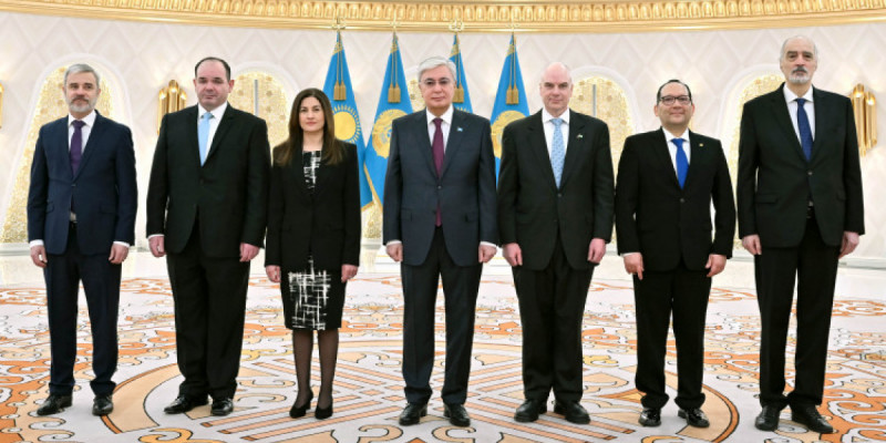Қазақстандағы бірнеше елші Президентке сенім грамотасын табыстады