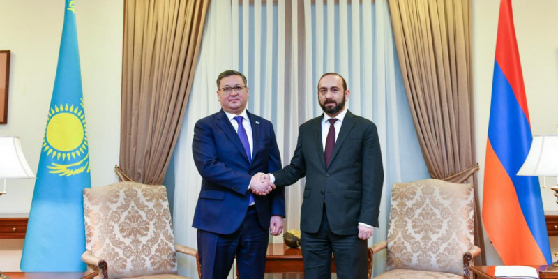 Қазақстанның Сыртқы істер министрі Арменияға жұмыс сапарымен барды