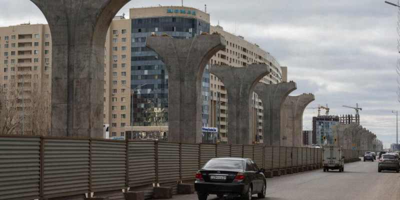 LRT құрылысы: Сығанақ көшесіндегі қозғалыс уақытша өзгертіледі