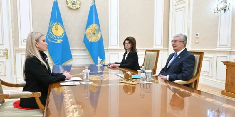 Мемлекет басшысы Жәмила Серкебаеваны қабылдады