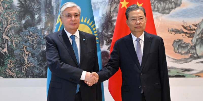 Президент Бүкілқытайлық халық өкілдері жиналысы Тұрақты комитетінің төрағасымен кездесті