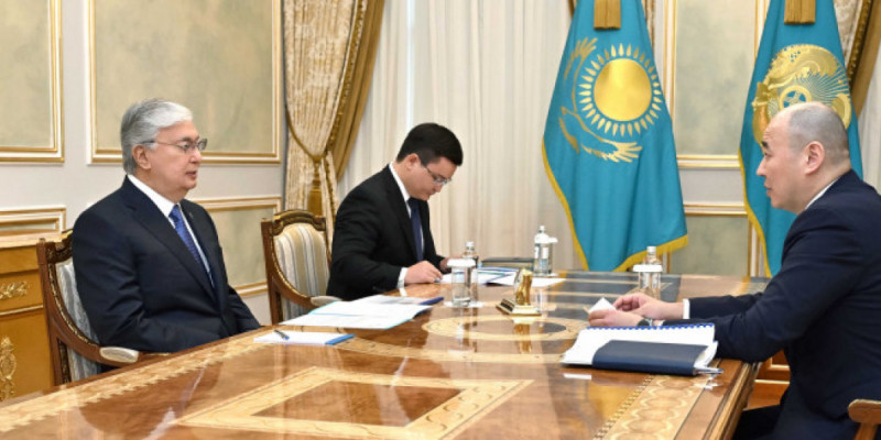 Президент Өнеркәсіп және құрылыс министрін қабылдады