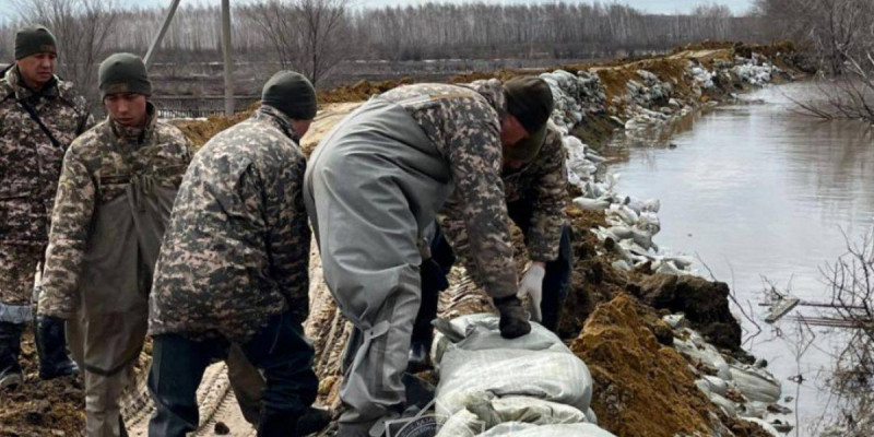1 500-ден астам әскери қызметші су тасқынына қарсы іс-шараларға жұмылдырылды