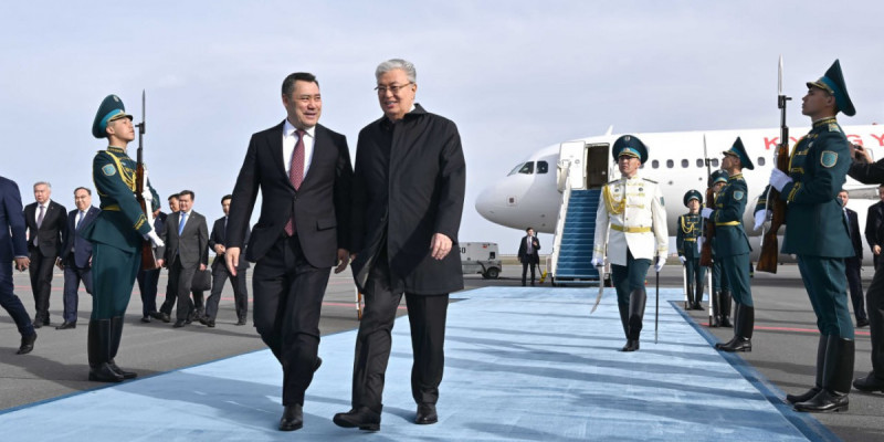 Қазақстанға Садыр Жапаров ресми сапармен келді