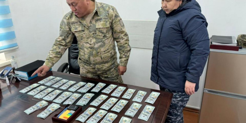 Шетел валютасын шекарадан заңсыз алып өтпек болған азамат ұсталды