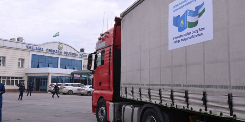 Су тасқыны: Өзбекстан Қазақстанға гуманитарлық көмек жіберді