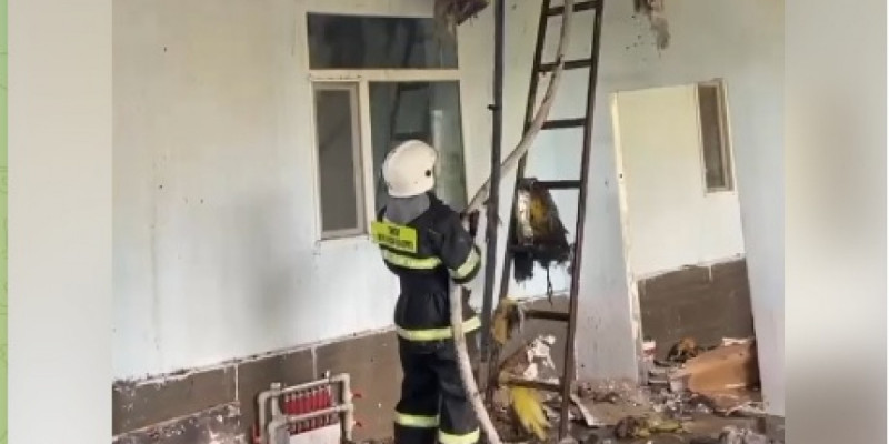 Түркістан облысында балабақшадан өрт шықты