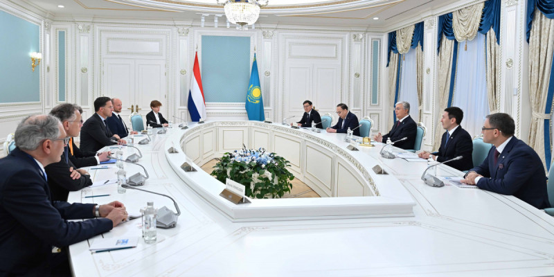 Президент Нидерланд Корольдігінің Премьер-министрімен кездесті