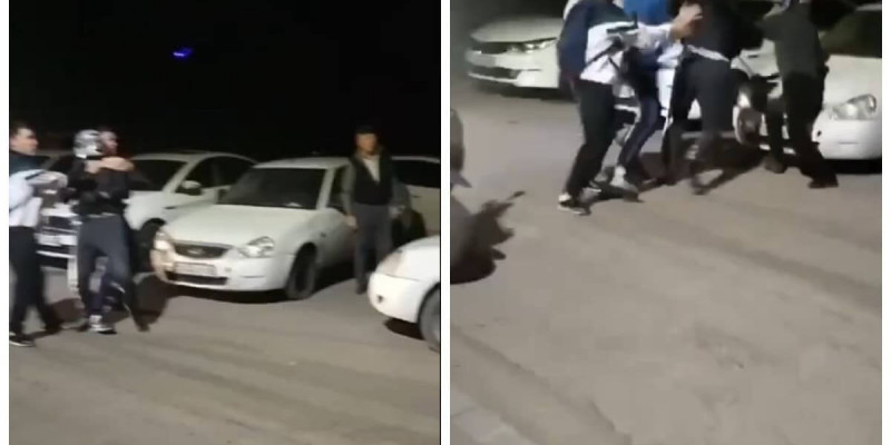 Алматыда мопедшілер мен көлік жүргізушісі арасында төбелес болды