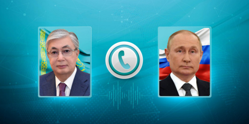 Мемлекет басшысы Ресей Президенті Владимир Путинмен телефон арқылы сөйлесті