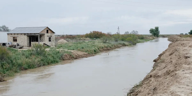 Атырауда Жайық өзенінің деңгейі төмендеді