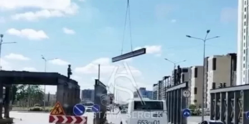 Астанадағы LRT-да құрылыс ережесін сақтамаған қытайлық компания қатаң сөгіс алды