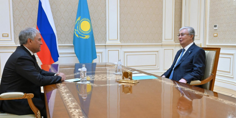 Президент Ресей Мемлекеттік думасының төрағасы Вячеслав Володинді қабылдады