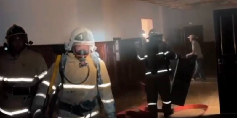 Мемлекеттік кірістер басқармасы ғимаратынан өрт шықты