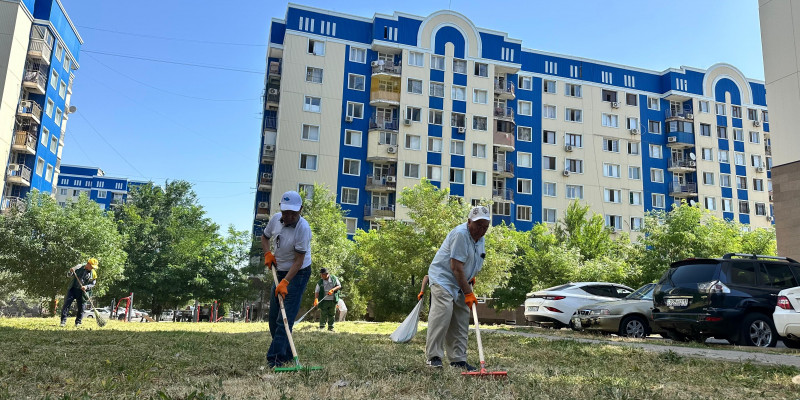 Шымкентте экоакция кезінде 6 тоннадан астам қоқыс шығарылды