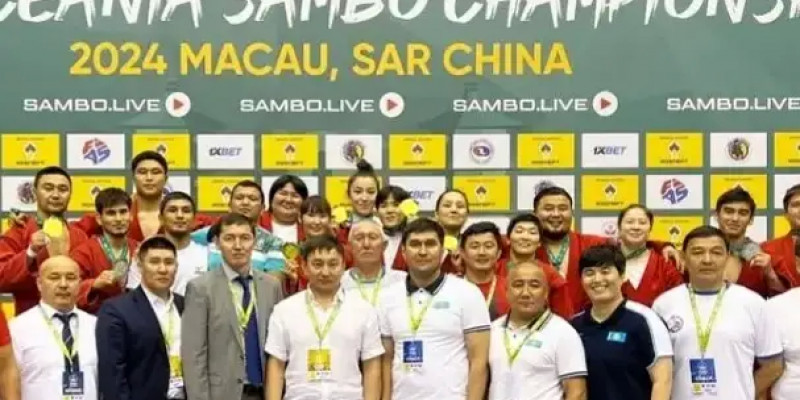 Қазақстандық самбошылар Азия чемпионатында 15 алтын алды