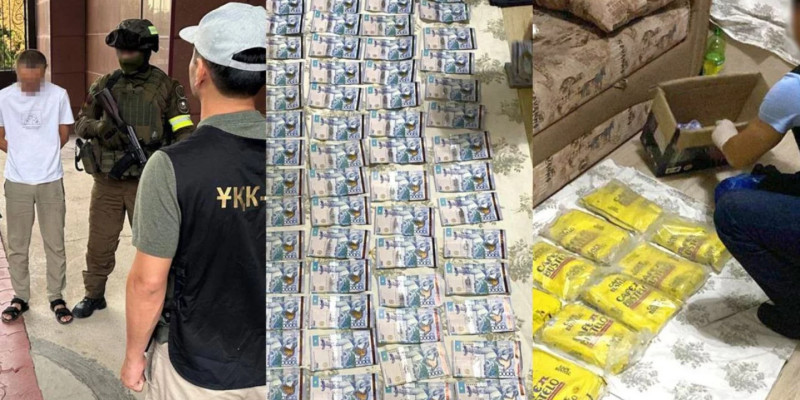 Таяу Шығыстан есірткі тасымалдаған Қазақстанның 2 азаматы ұсталды