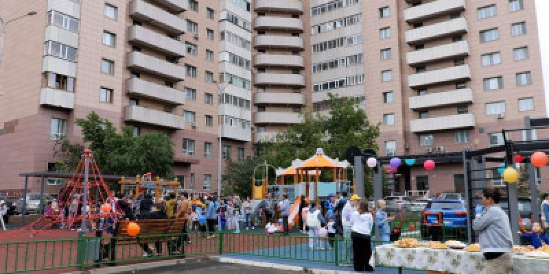 Елорда күнінде «Байқоңыр» ауданында 20 аула аумағы, 3 қоғамдық кеңістік ашылды
