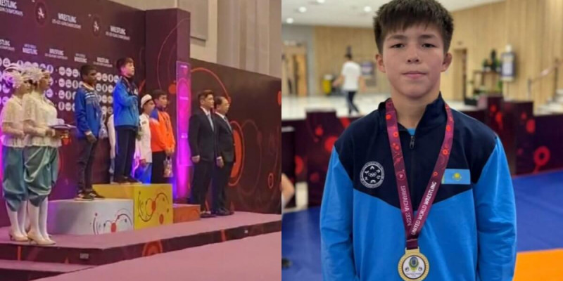 15 жастағы қазақстандық балуан Азия чемпионы атанды