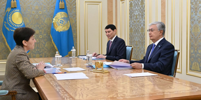 Мемлекет басшысы Тамара Дүйсенованы қабылдады