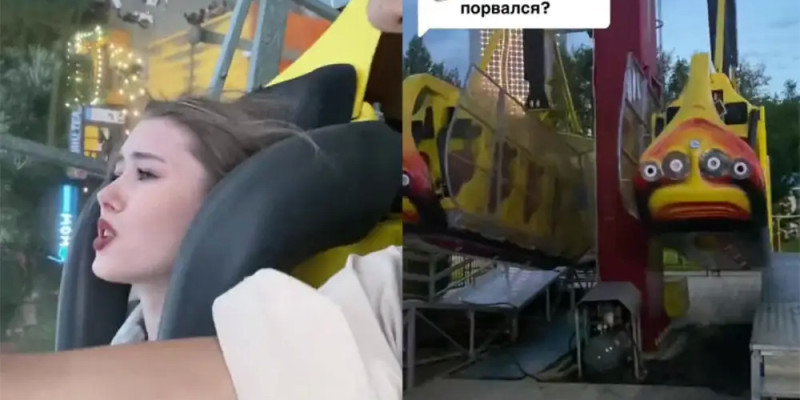 «Арқан үзіліп кетті»: Астанада аттракциондардың бірінде оқыс оқиға болды