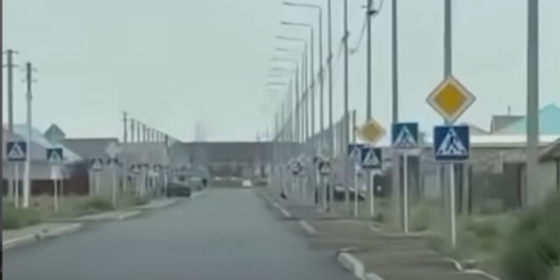 30 жаяу жүргінші белгісі бар көше желіде қызу талқыға түсті (ВИДЕО)