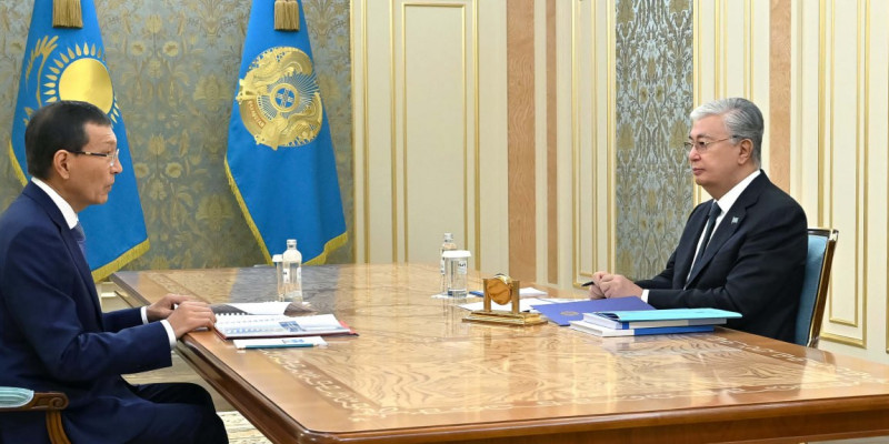 Мемлекет басшысы Орталық сайлау комиссиясының төрағасын қабылдады
