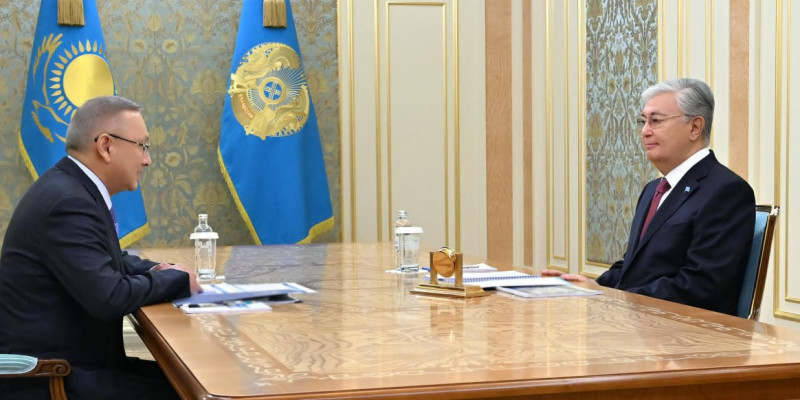 Президент Жетісу облысының әкімі Бейбіт Исабаевты қабылдады