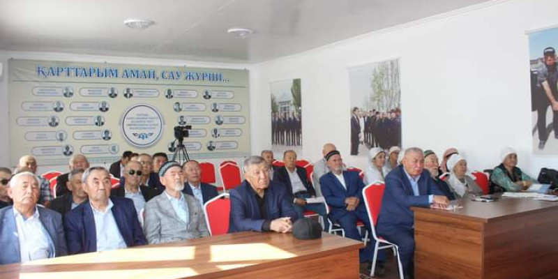 Қазалыда Халықтық штаб өкілдері ардагерлер және жастармен кездесті